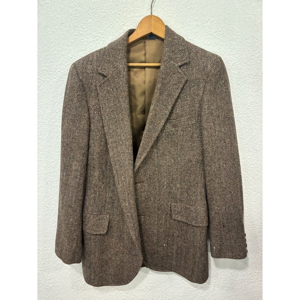 Vintage Pendleton Pure Wool Brown Sports Coat 40 Long -Read